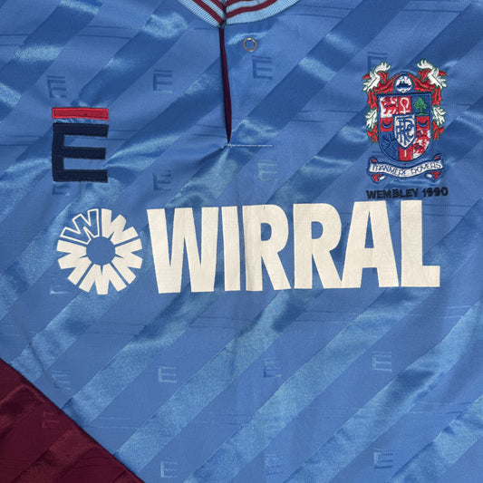 Tranmere Rovers 1989/1990/1991 Away Football Shirt Medium