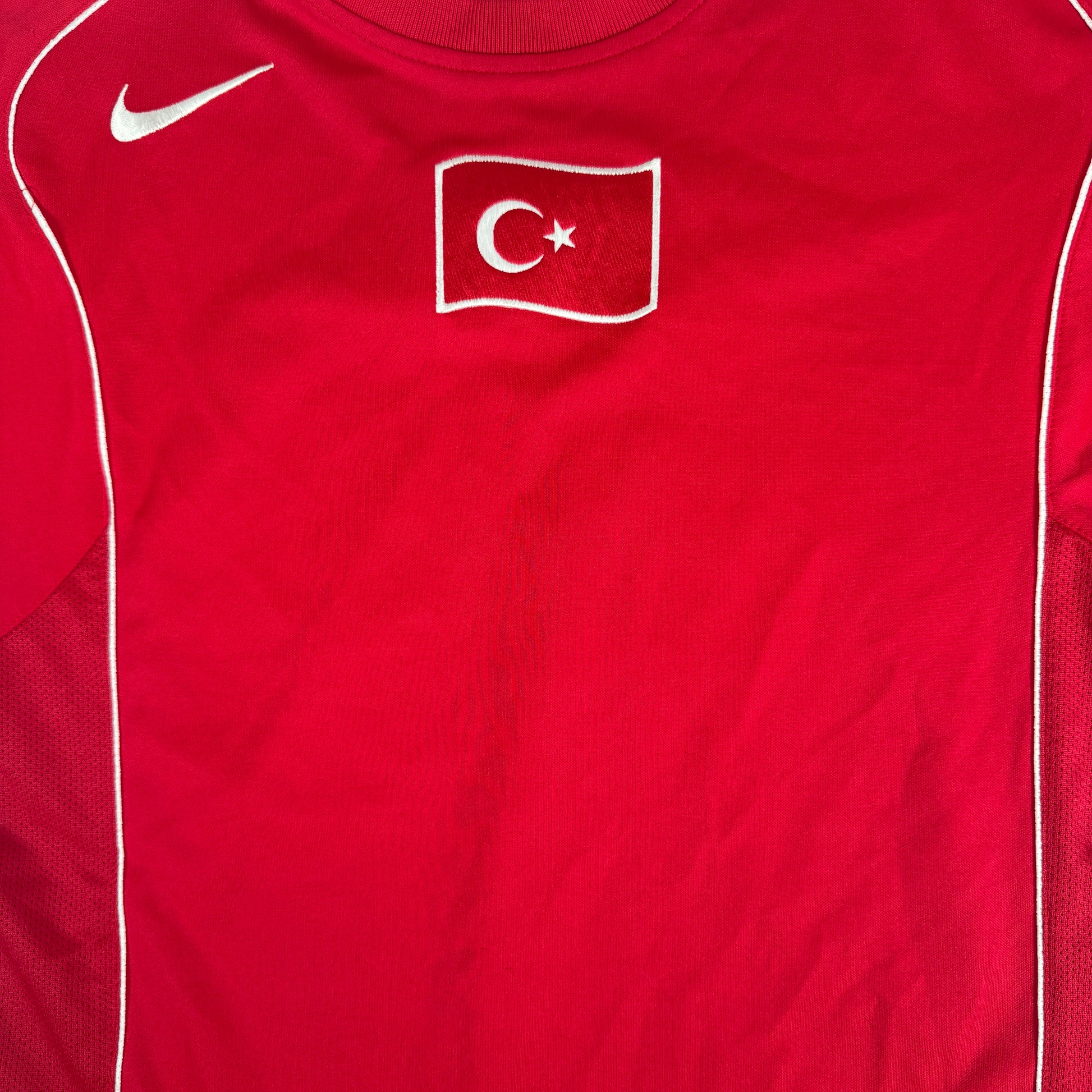 Turkey 2004/2005/2006 Home Football Shirt Medium – Football Shirt Kingdom