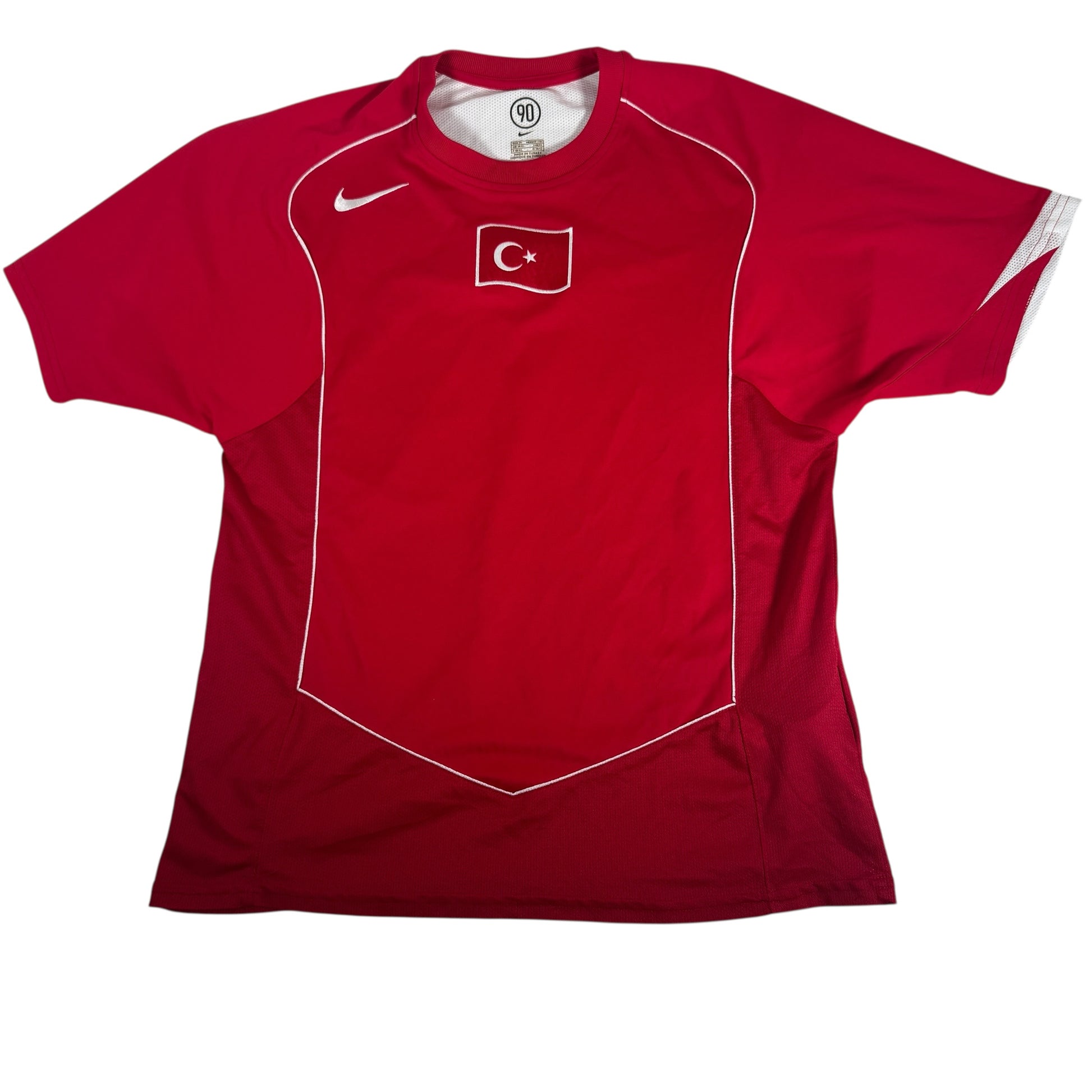 Turkey 2004/2005/2006 Home Football Shirt Medium – Football Shirt Kingdom