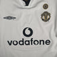 Manchester United 2001/2002 Away Centenary Football Shirt Large - Football Shirt Kingdom