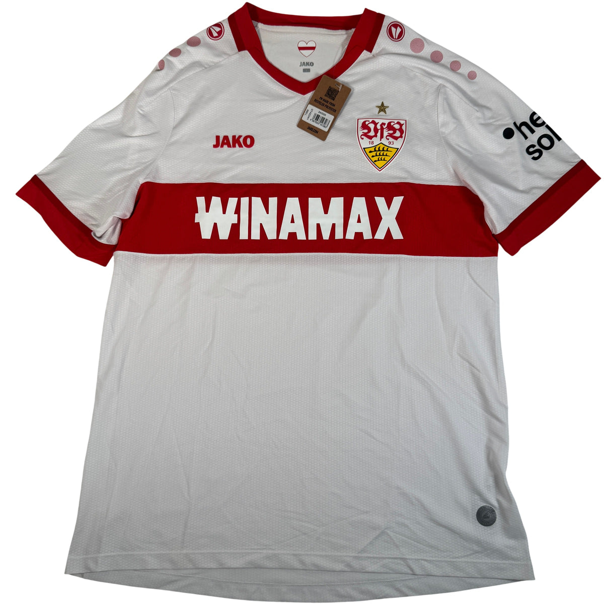 Front of VfB Stuttgart 2024/2025 home football shirt, size Large