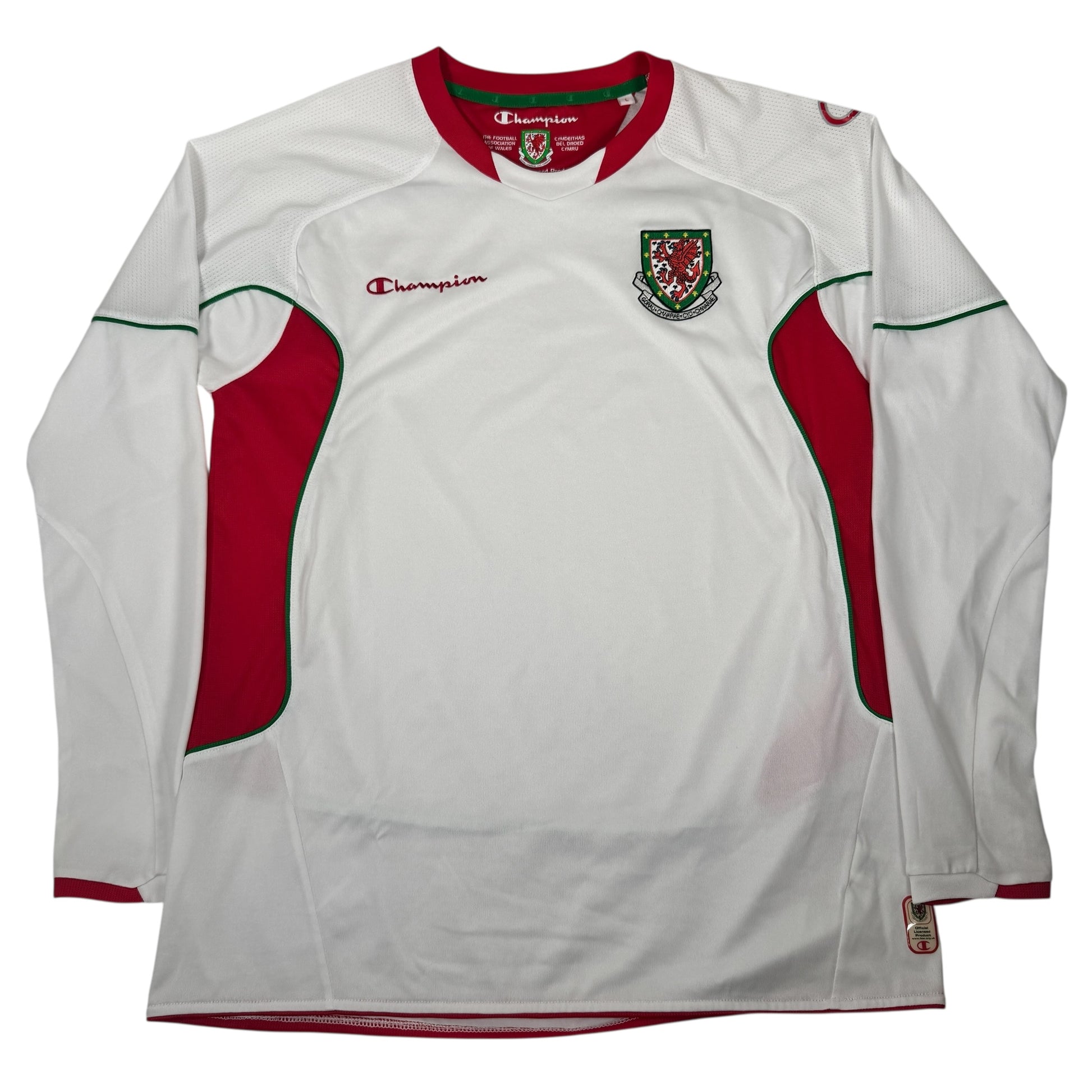 Wales 2008/2009/2010 Away Long Sleeve Football Shirt Large – Football Shirt Kingdom