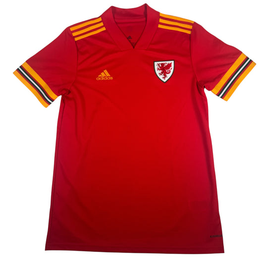 Wales 2020/2021/2022 Home Football Shirt Medium — full front view