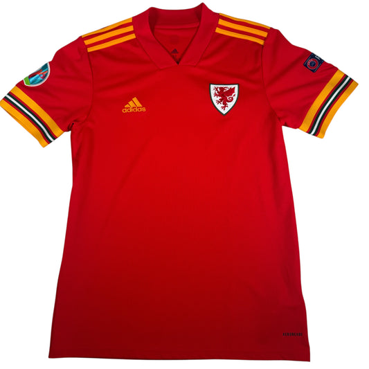 Wales 2020/2021/2022 Home Football Shirt Medium — full front view