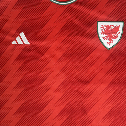 Close-up of Wales 2022/2023/2024 home football shirt, size 3XL