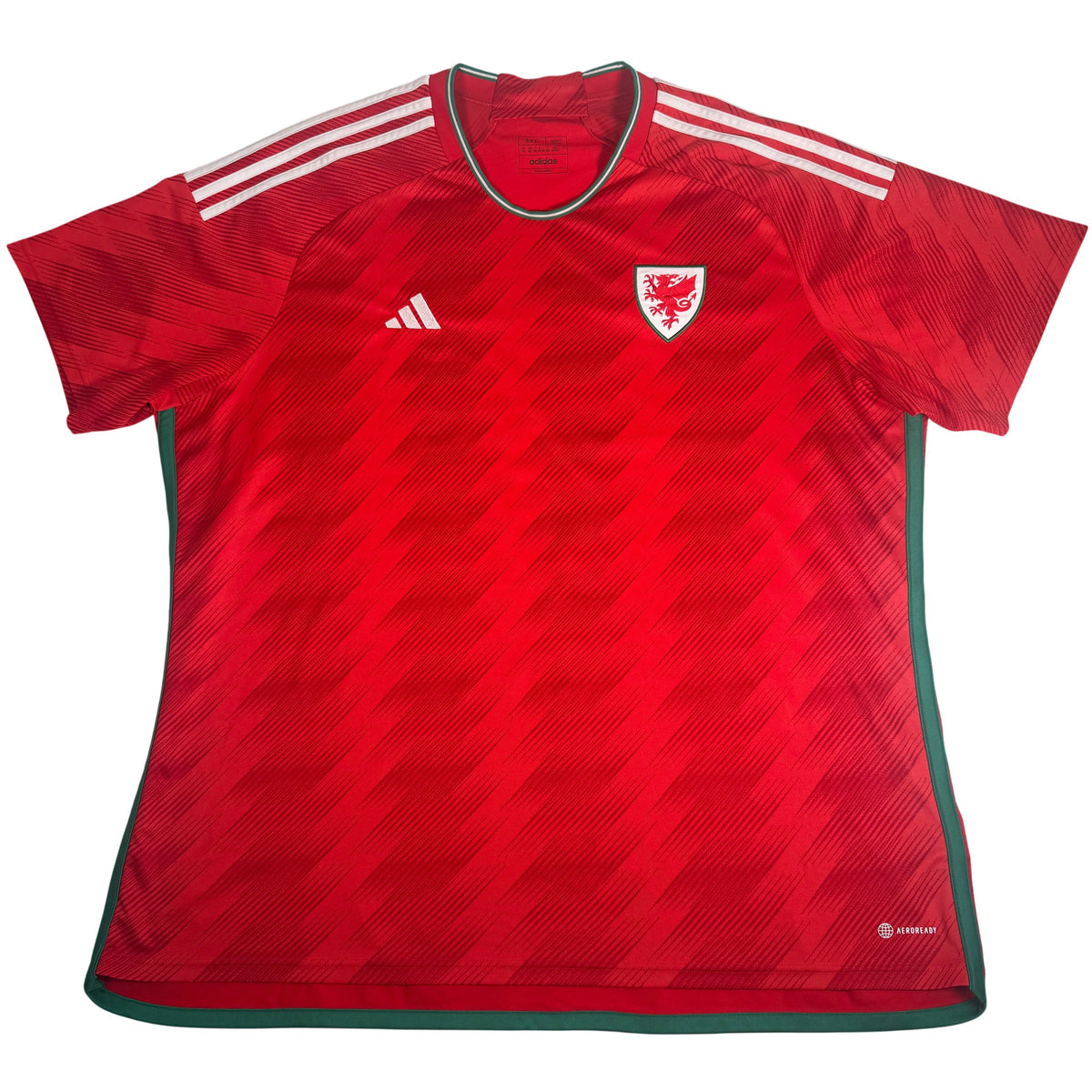 Front of Wales 2022/2023/2024 home football shirt, size 3XL