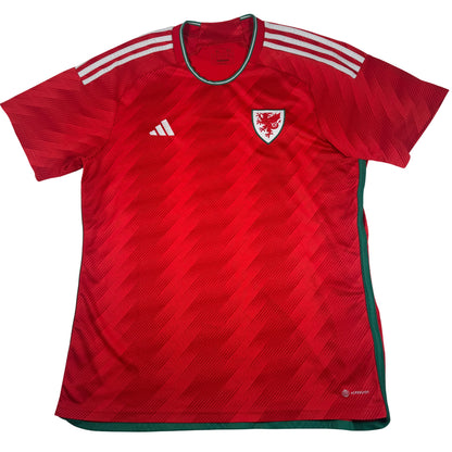 Front of Wales 2022/2023/2024 home football shirt, size XL