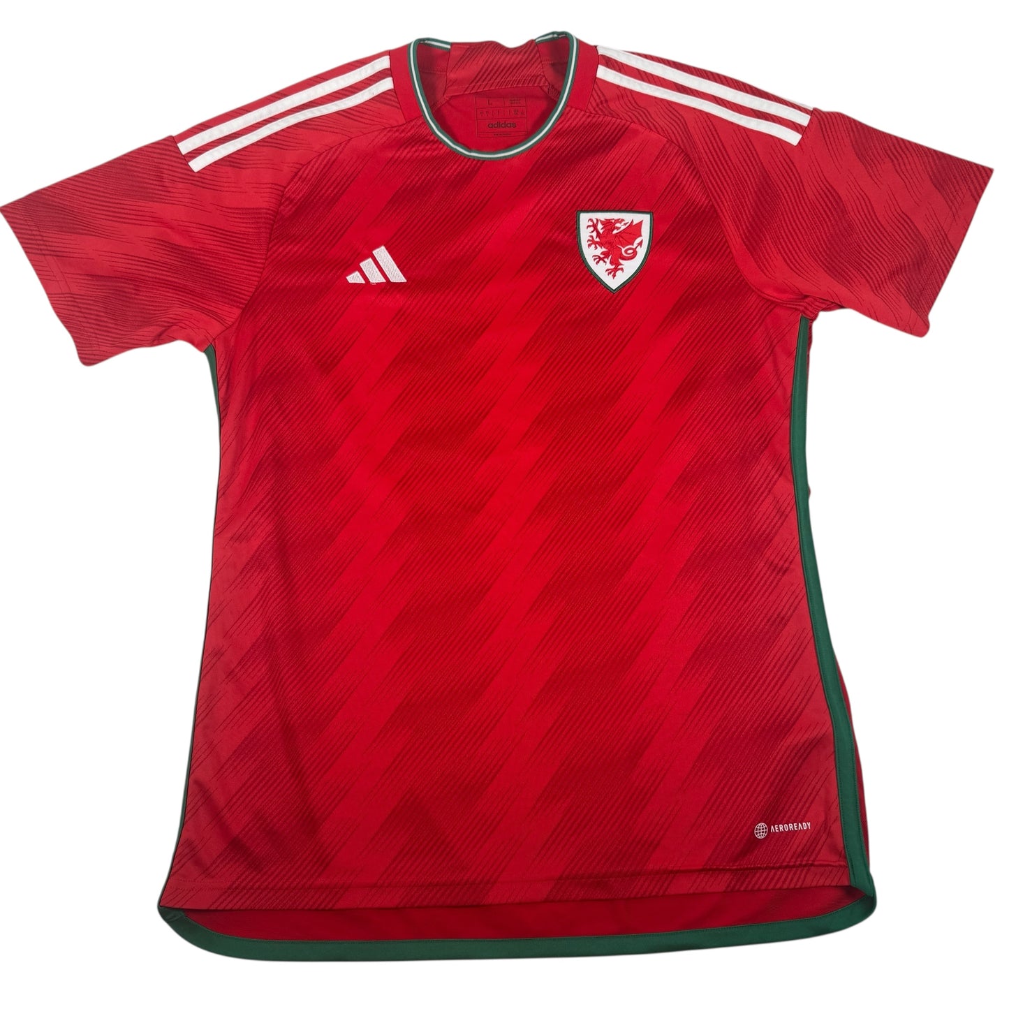 Wales 2022/2023/2024 Home Football Shirt Large – Football Shirt Kingdom