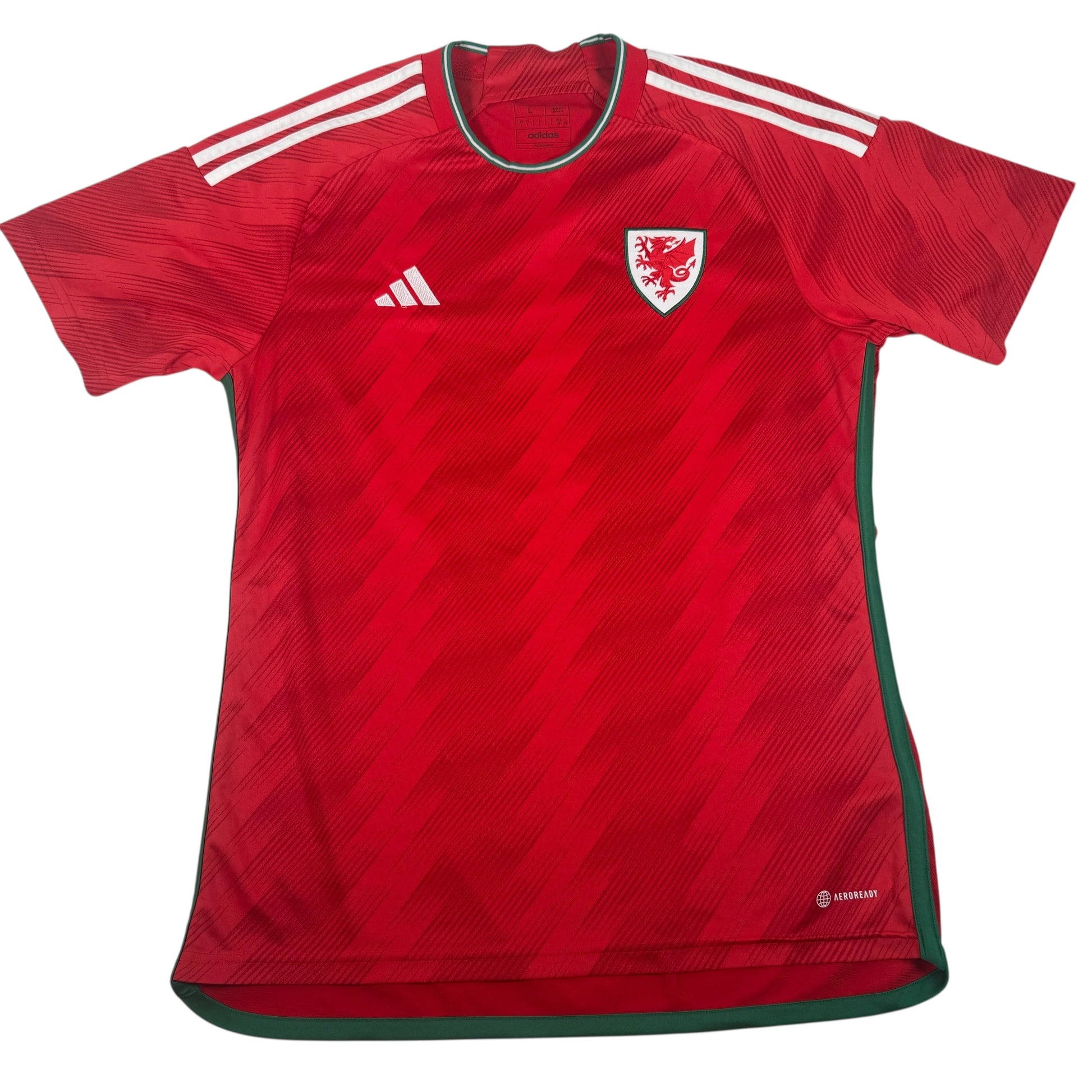 Wales 2022/2023/2024 Home Football Shirt Large – Football Shirt Kingdom