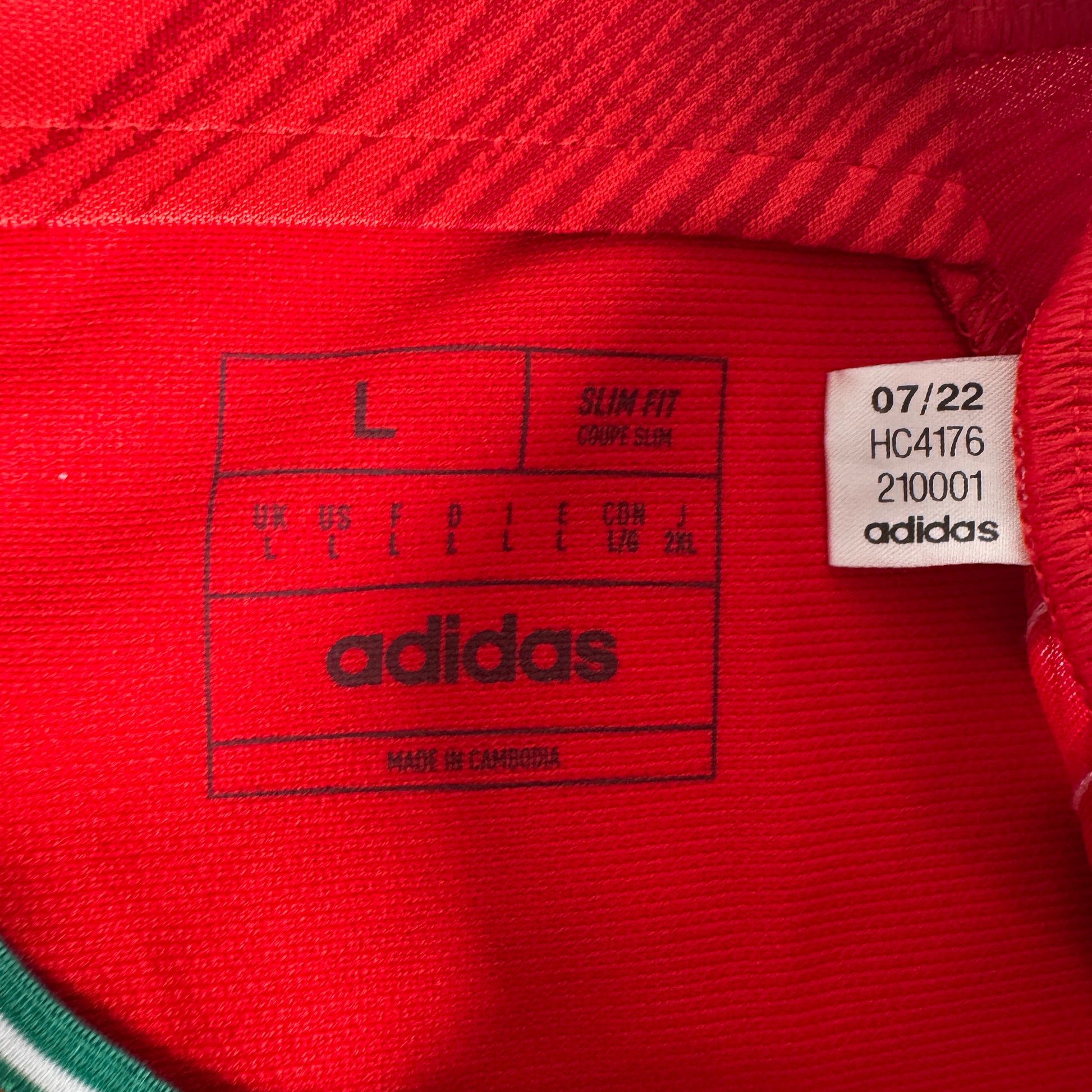 Wales 2022/2023/2024 Home Football Shirt Large – Football Shirt Kingdom