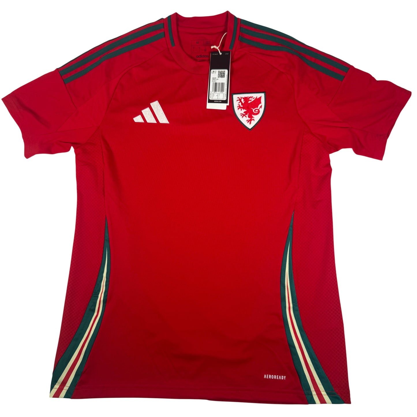 Wales 2024/2025/2026 Home Football Shirt Medium BNWT