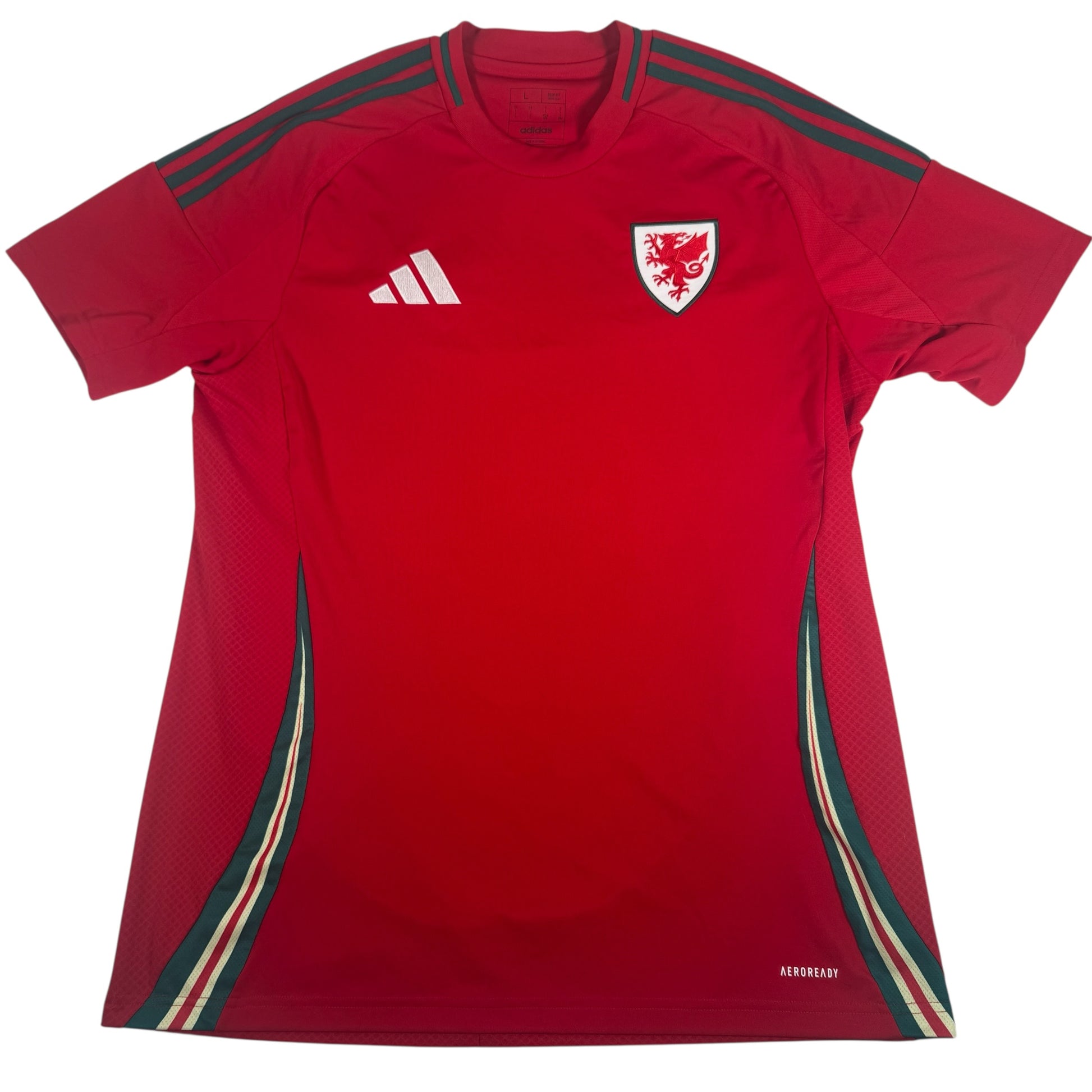 Wales 2024/2025 Home Football Shirt Large – Football Shirt Kingdom