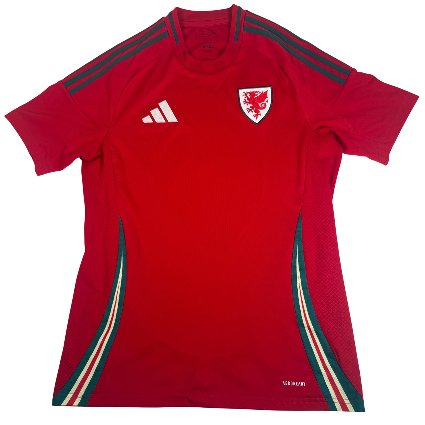 Wales 2024/2025 Home Football Shirt Medium