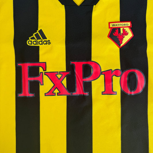 Watford 2018/2019 Home Football Shirt Large – Football Shirt Kingdom