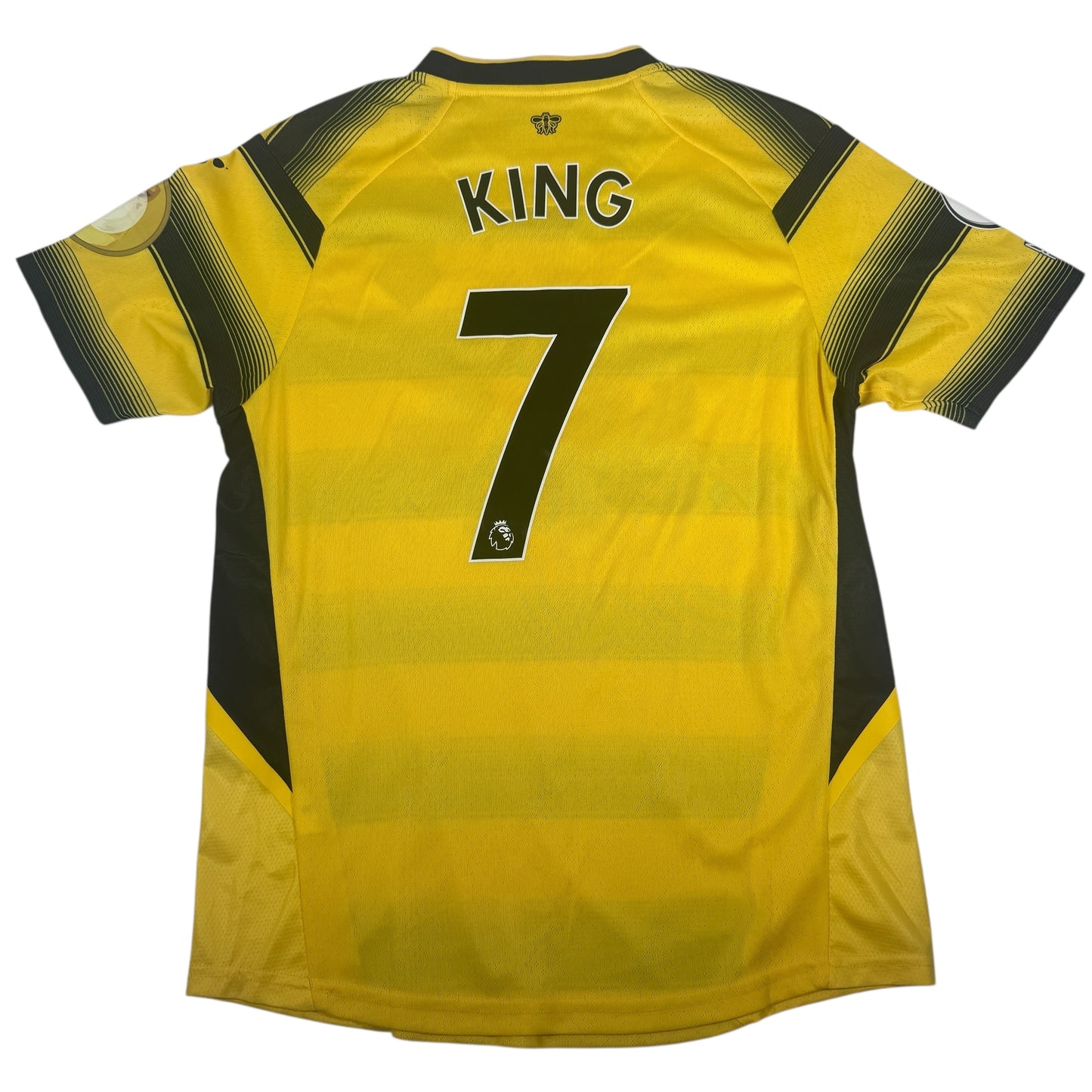 KING 7 Watford 2020/2021 Home Match Spec Poppy Football Shirt Large – Football Shirt Kingdom