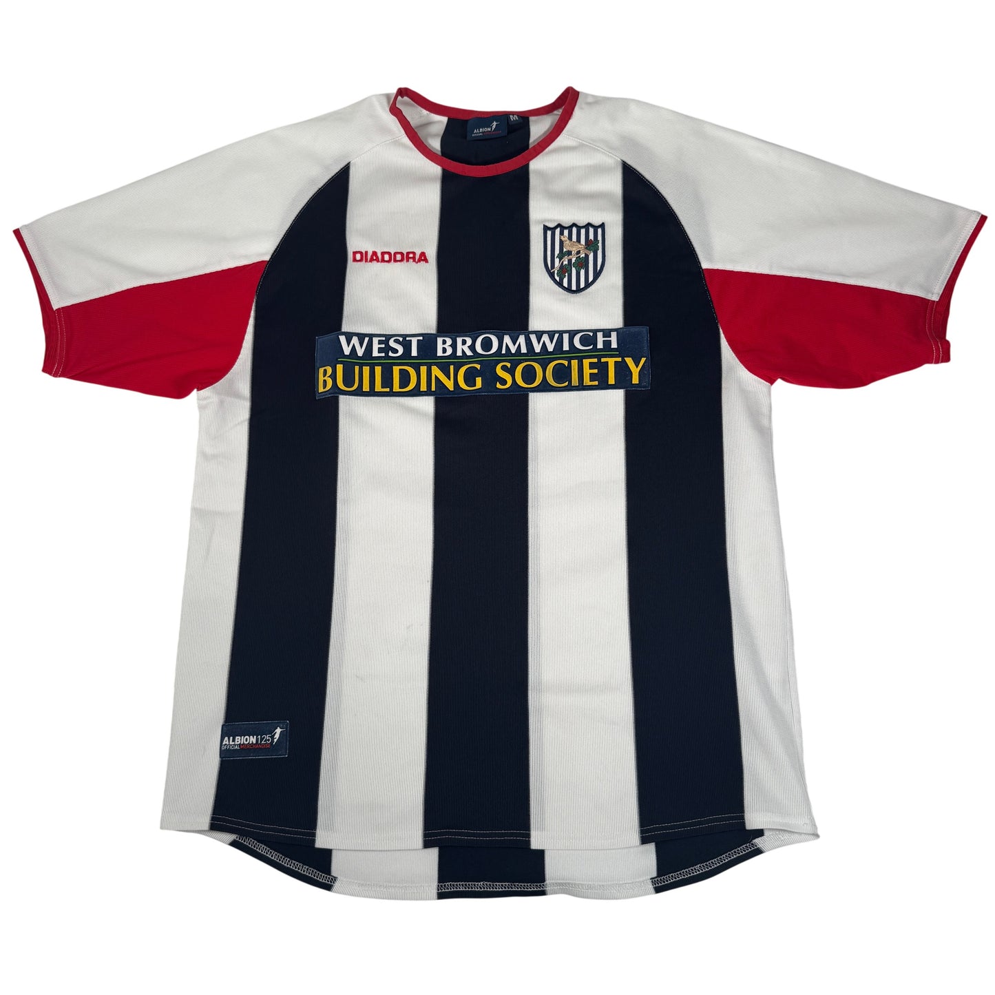 West Bromwich Albion 2003/2004 Home Football Shirt Medium