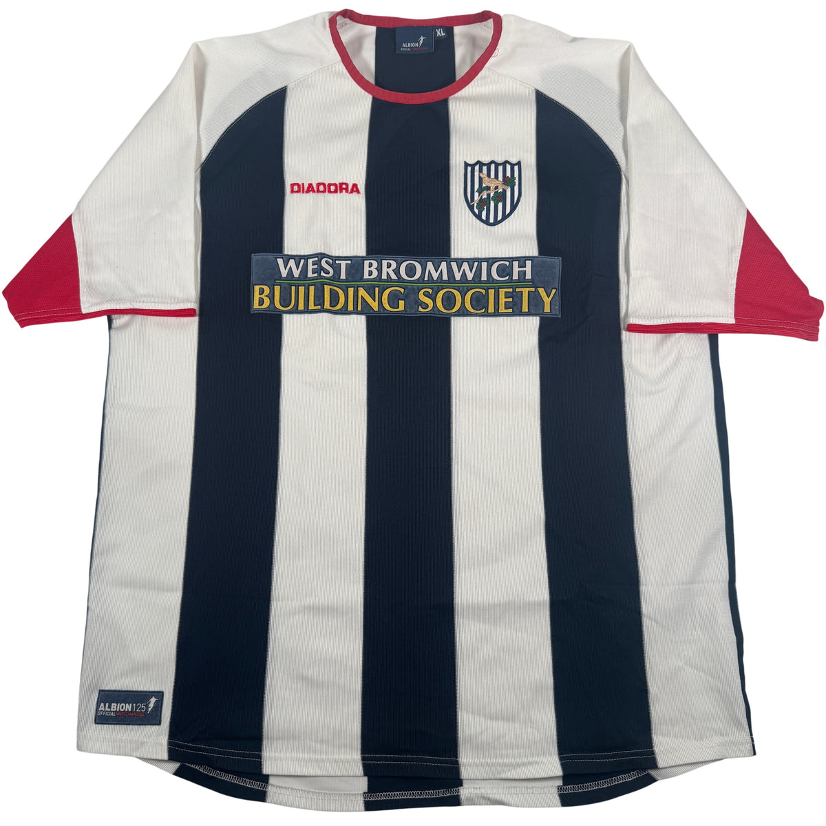 Front of West Bromwich Albion 2003/2004 home football shirt, size XL