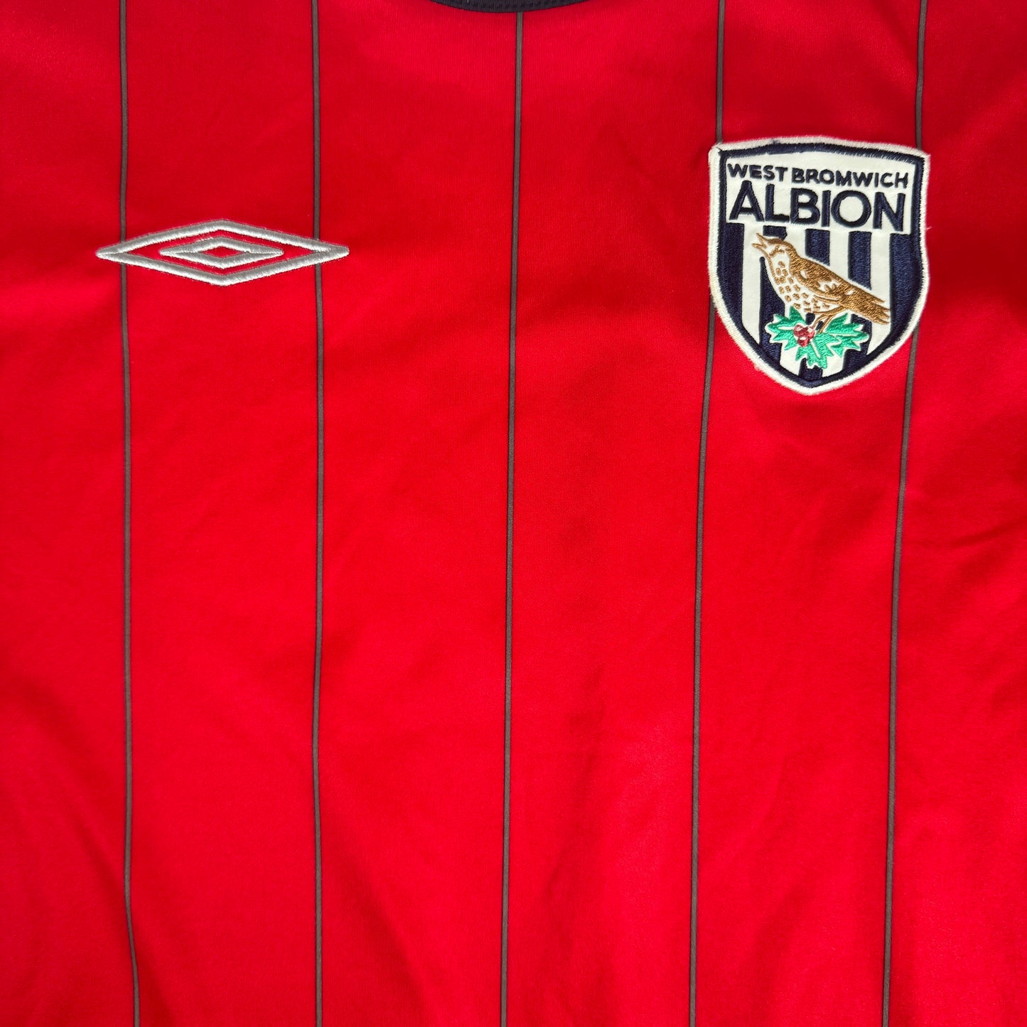 West Bromwich Albion 2009/2010 Away Long Sleeve Football Shirt XL – Football Shirt Kingdom