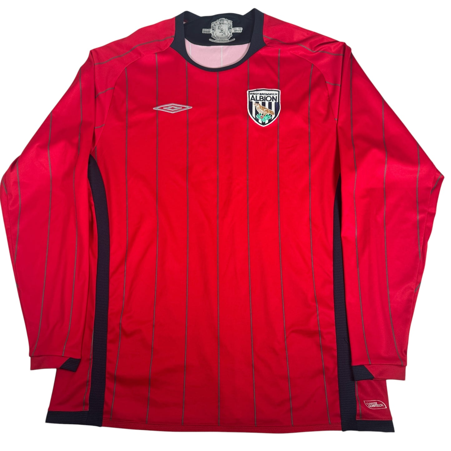 West Bromwich Albion 2009/2010 Away Long Sleeve Football Shirt XL – Football Shirt Kingdom