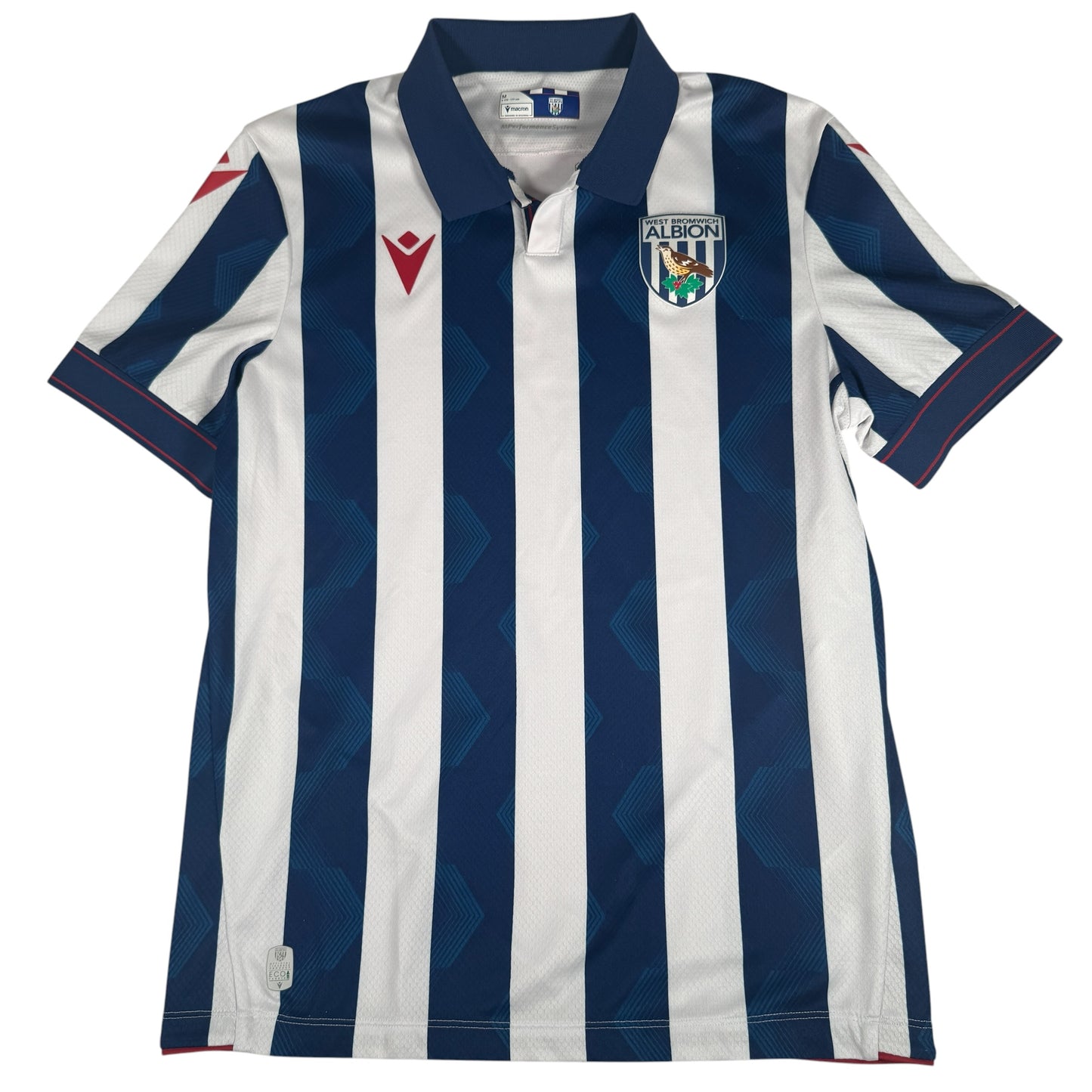 West Bromwich Albion 2024/2025 Home Sponsorless Football Shirt Medium – Football Shirt Kingdom