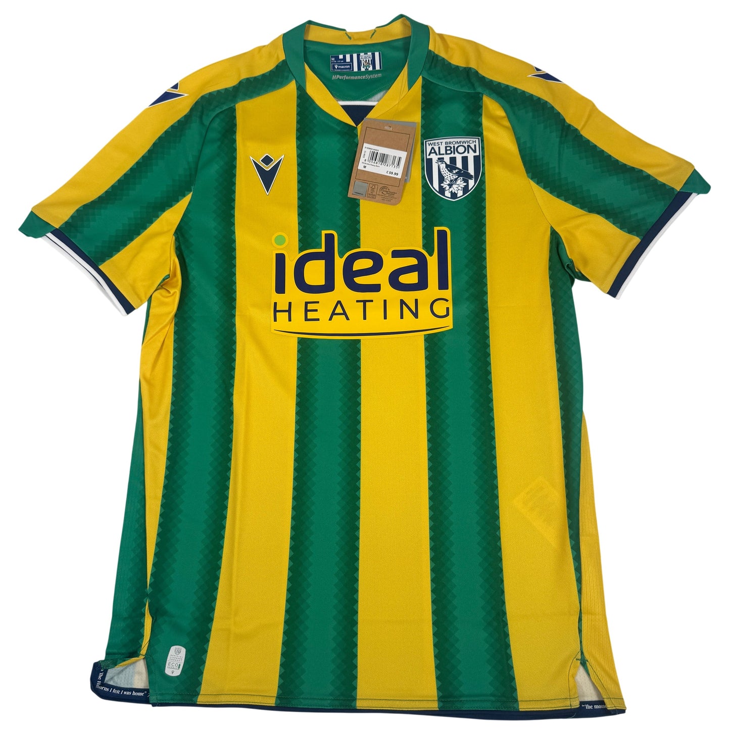 West Bromwich Albion 2025/2026 Away Football Shirt Medium BNWT