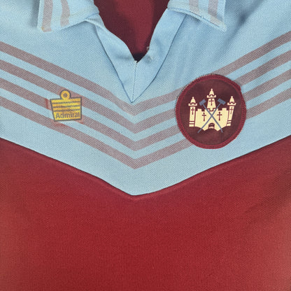 West Ham United 1976/1977/1978/1979/1980 Home Football Shirt + Shorts Small