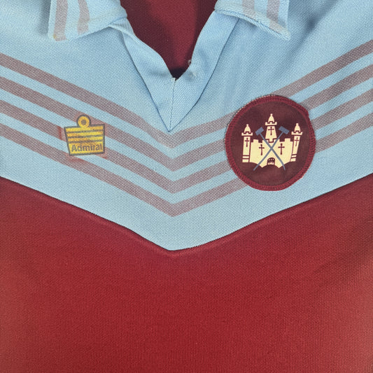 West Ham United 1976/1977/1978/1979/1980 Home Football Shirt Small