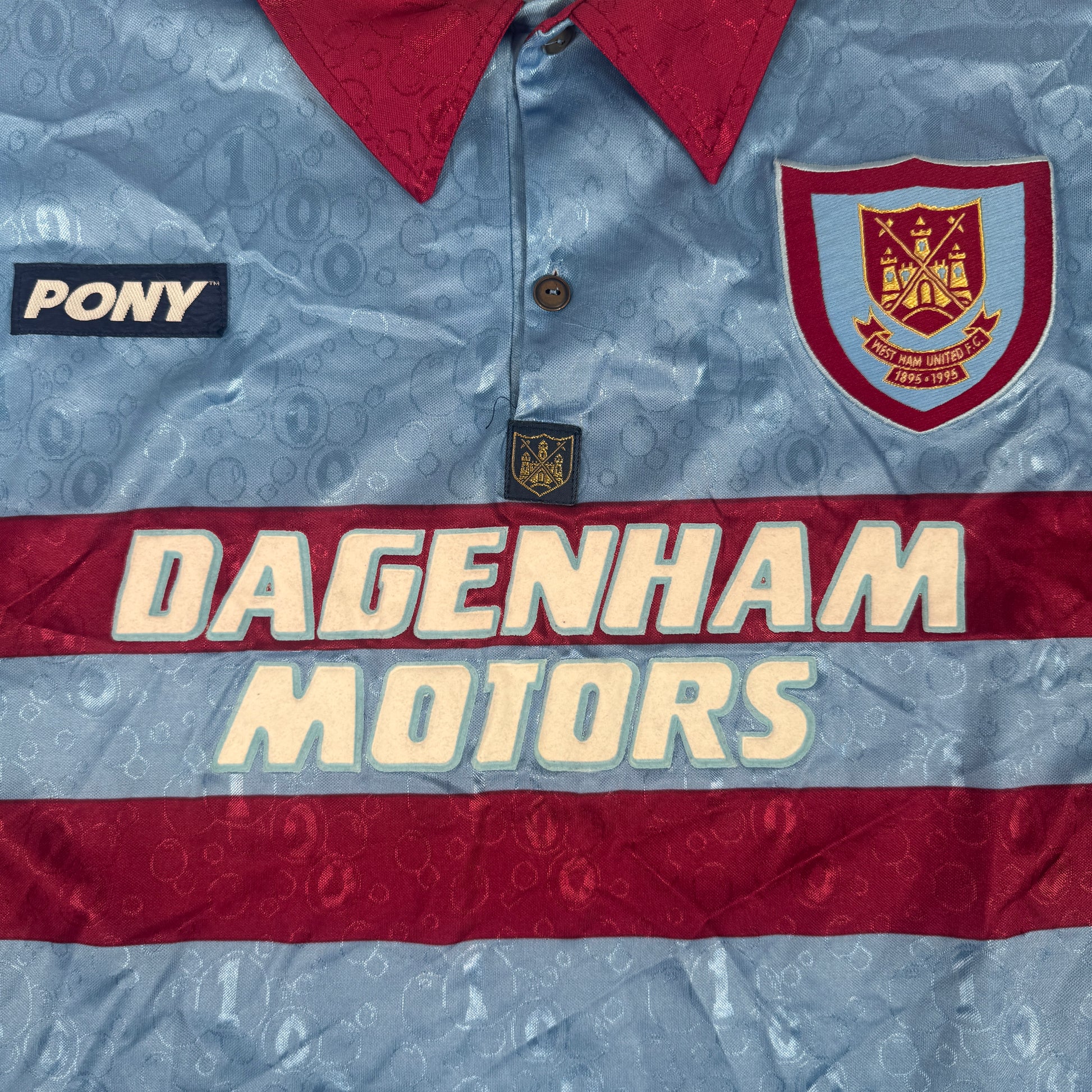 West Ham United 1995/1996/1997 Away Third Football Shirt Medium – Football Shirt Kingdom