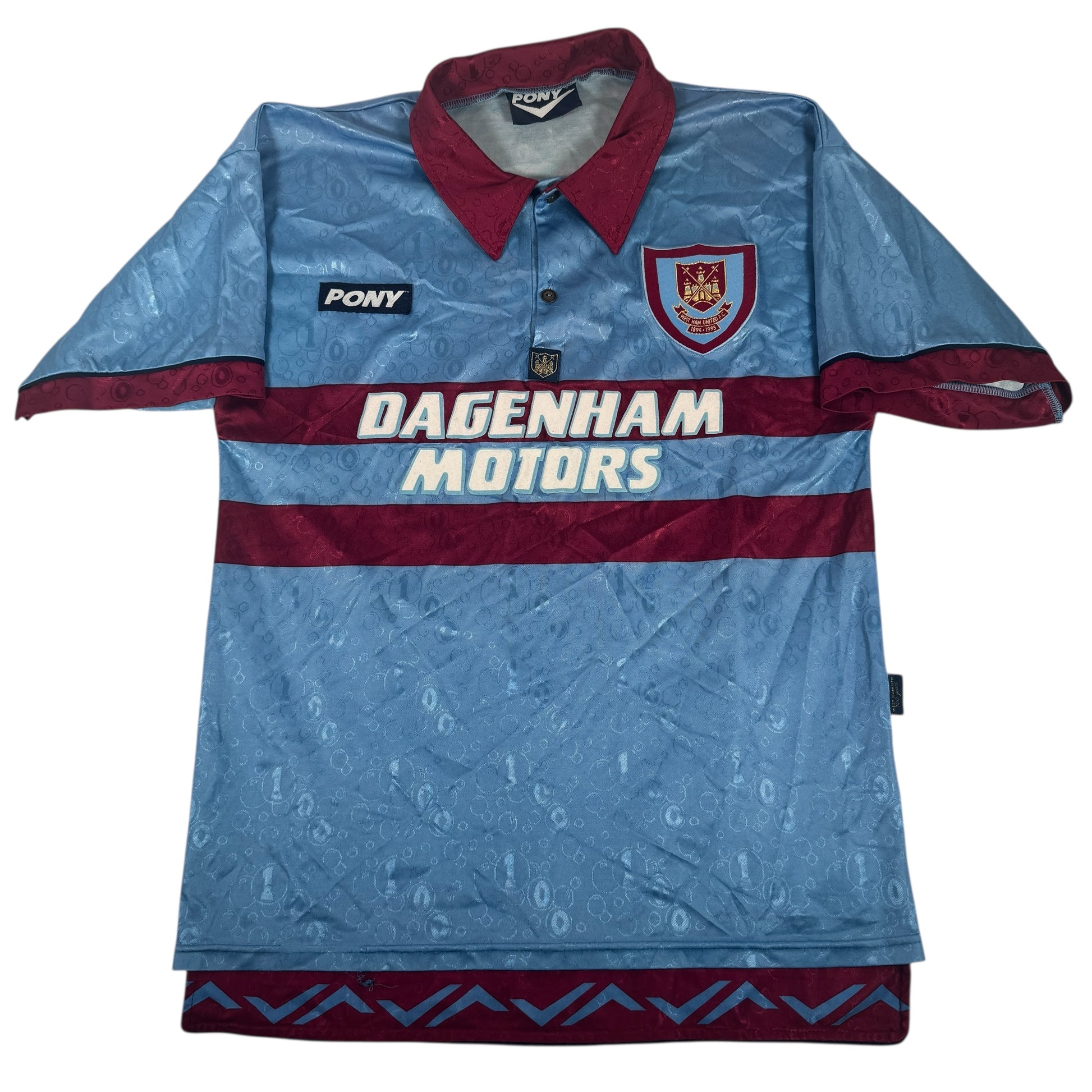 West Ham United 1995/1996/1997 Away Third Football Shirt Medium – Football Shirt Kingdom