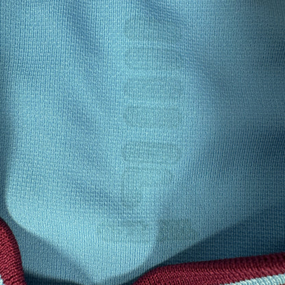 Size label inside West Ham United 2001/2002/2003 away football shirt, size 3XL