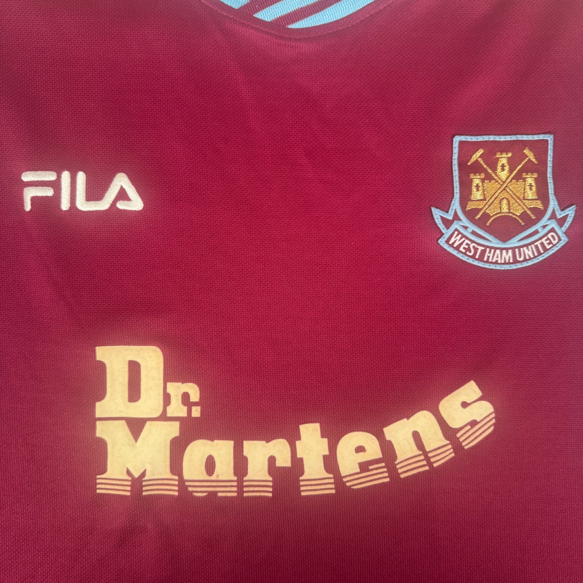 West Ham United 2001/2002/2003 Home Football Shirt XL – Football Shirt Kingdom