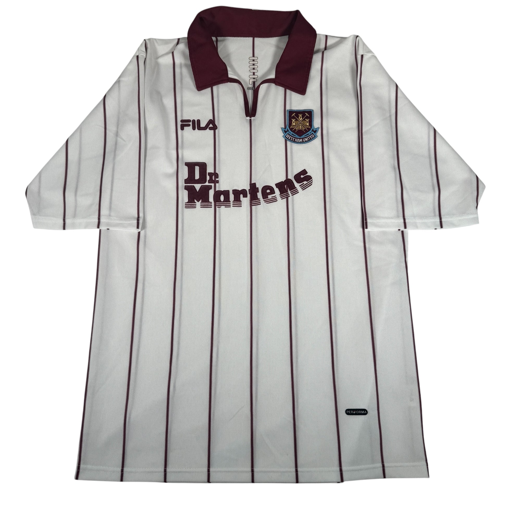 West Ham United 2002/2003 Away Football Shirt Medium – Football Shirt Kingdom