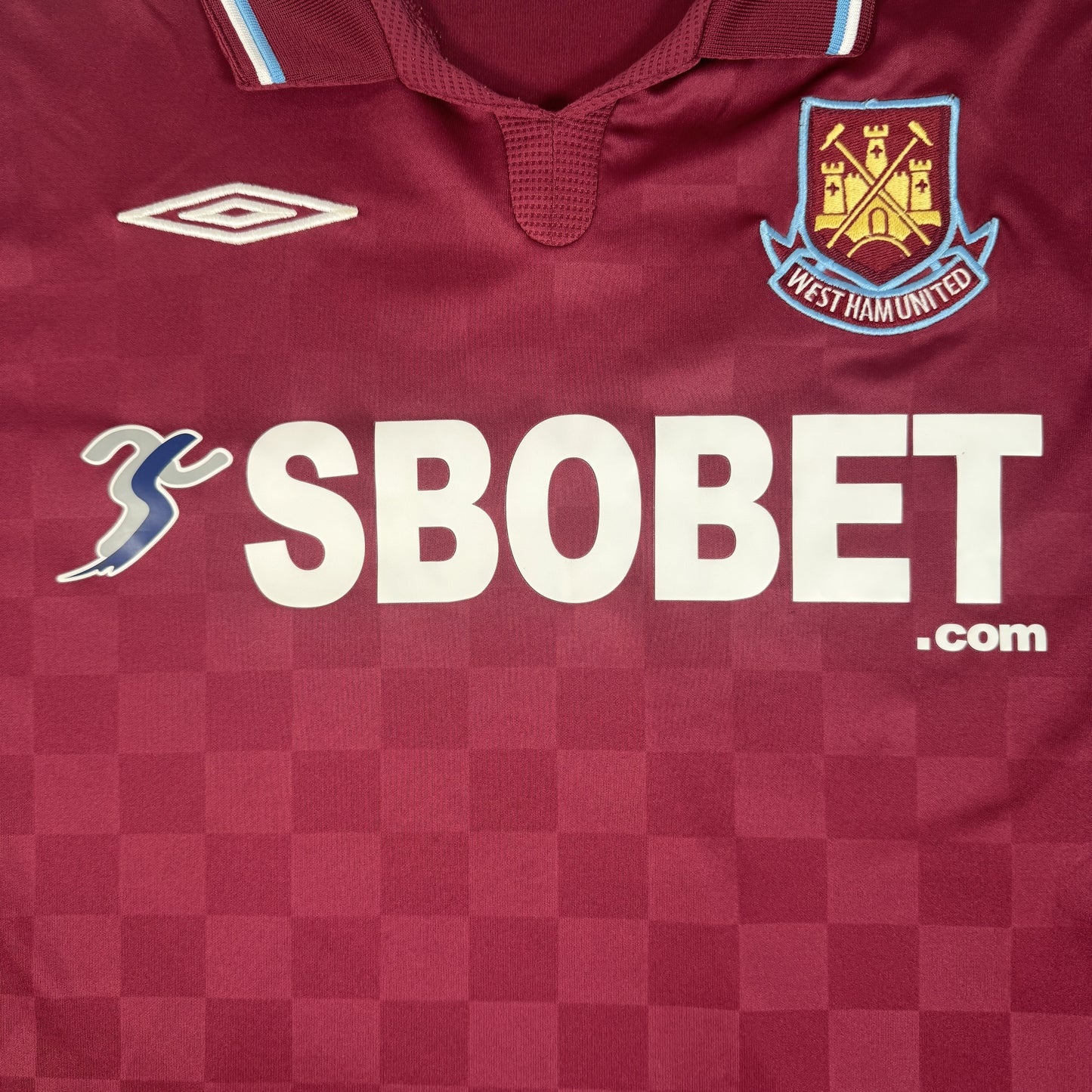 West Ham United 2009/2010 Home Long Sleeve Football Shirt XXL