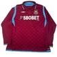 West Ham United 2009/2010 Home Long Sleeve Football Shirt XXL