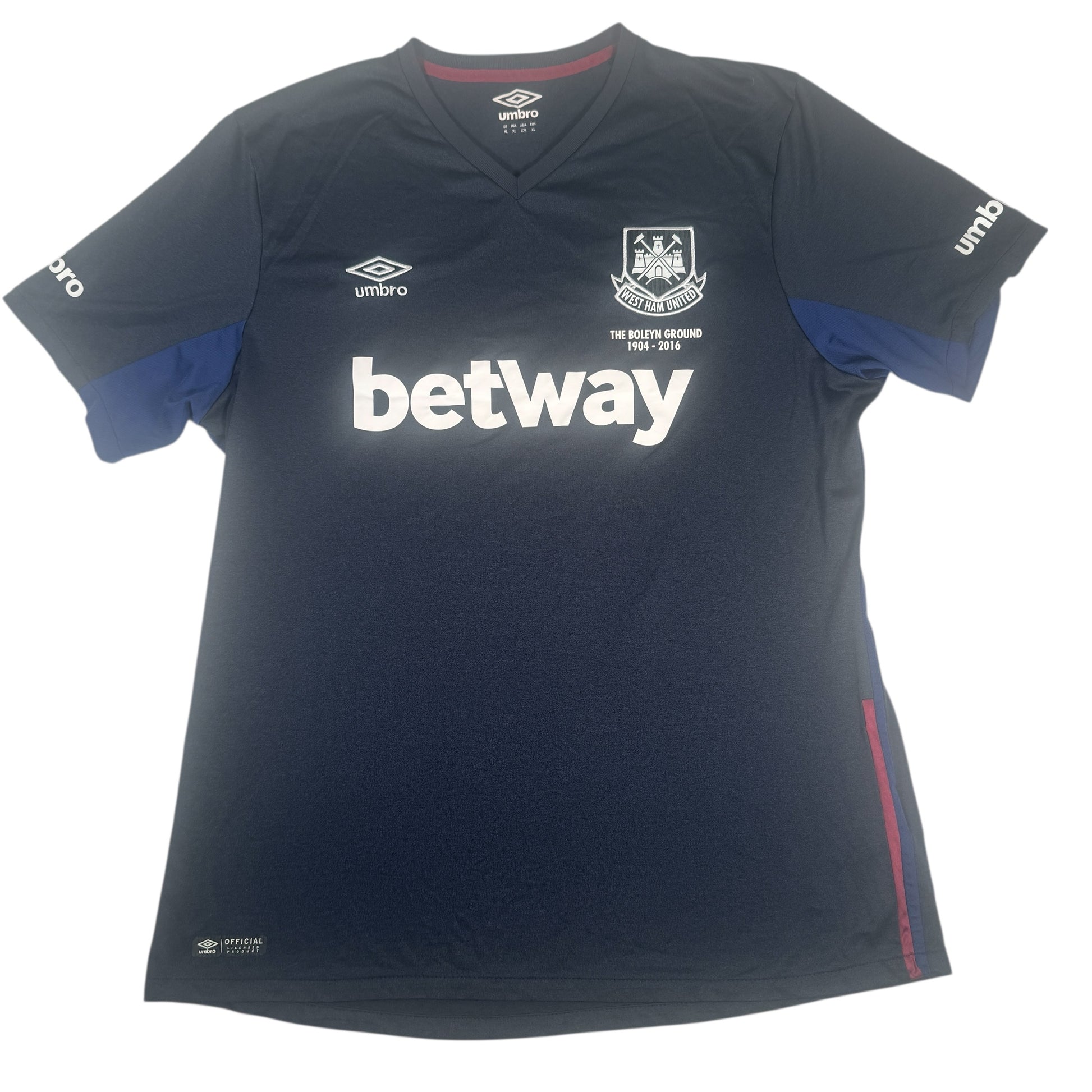 West Ham United 2015/2016 Third Football Shirt XL – Football Shirt Kingdom