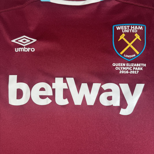 West Ham United 2016/2017 Home Football Shirt 3XL