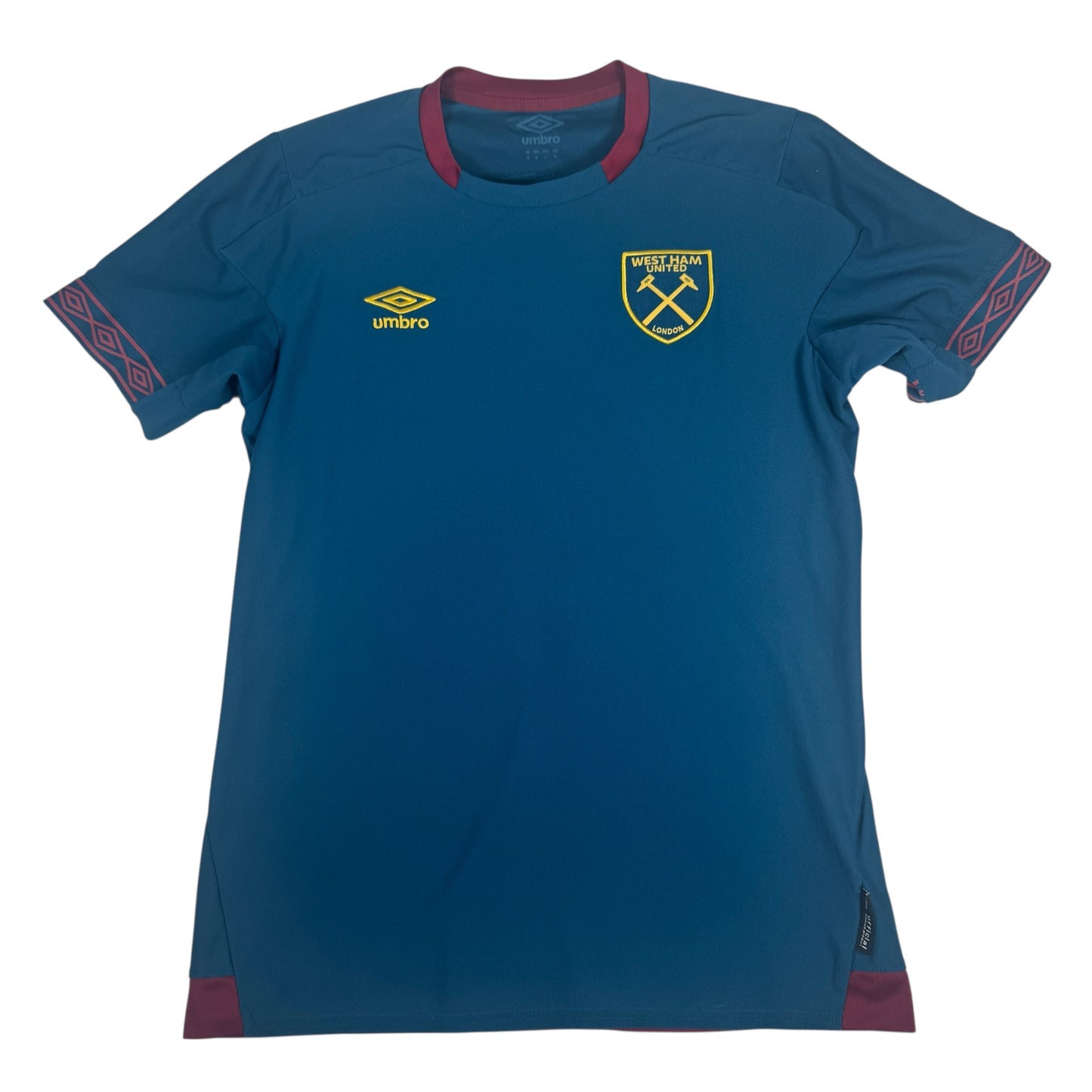 West Ham United 2018/2019 Unsponsored Away Football Shirt Medium – Football Shirt Kingdom