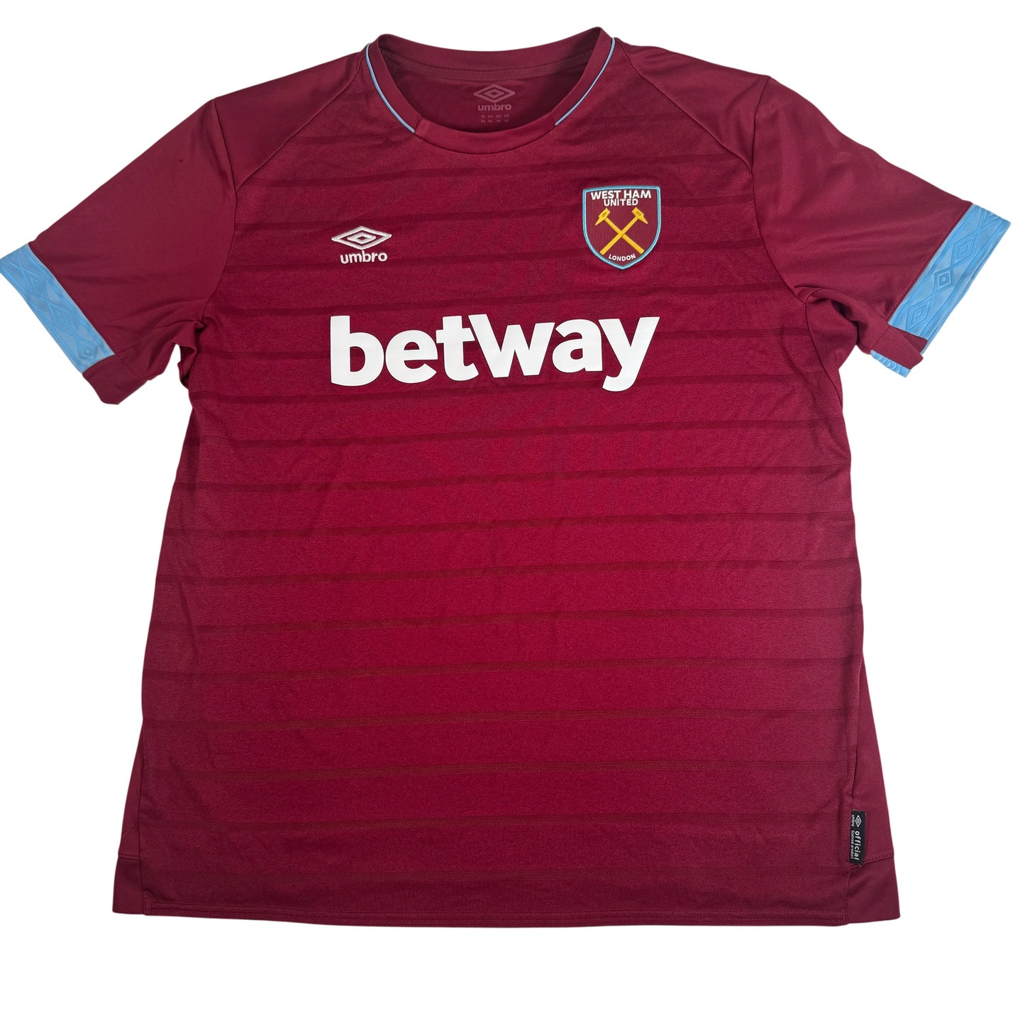 West Ham United 2018/2019 Home Football Shirt XXL