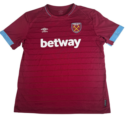 West Ham United 2018/2019 Home Football Shirt XXL