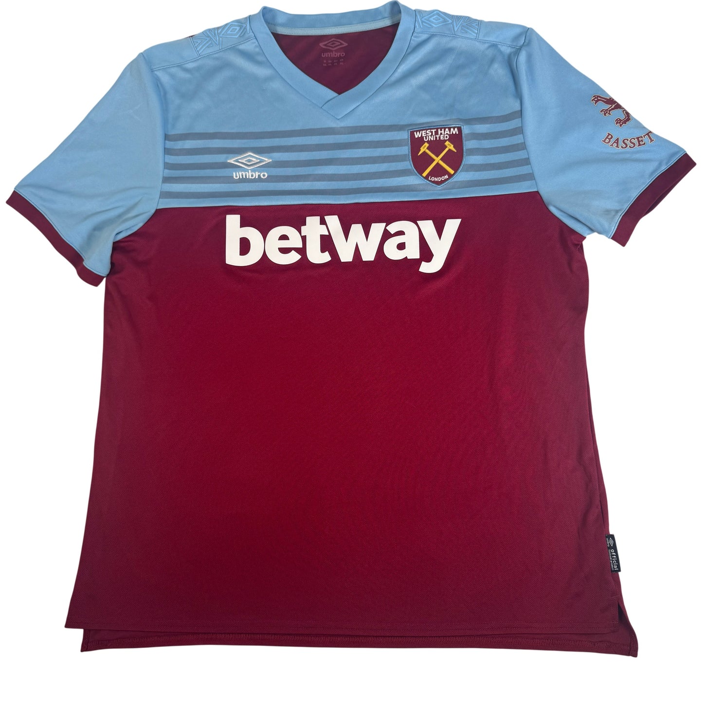 West Ham United 2019/2020 Home Football Shirt XXL