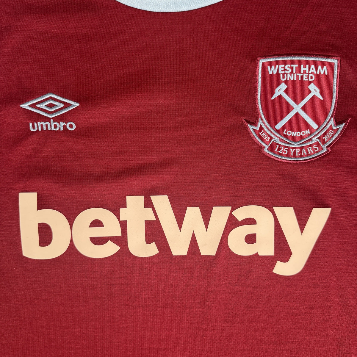 West Ham United 2020/2021 Home Football Shirt 3XL