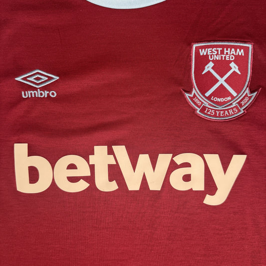 West Ham United 2020/2021 Home Football Shirt 3XL