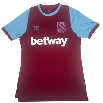 West Ham United 2020/2021 Home 125 Years Football Shirt Medium — full front view