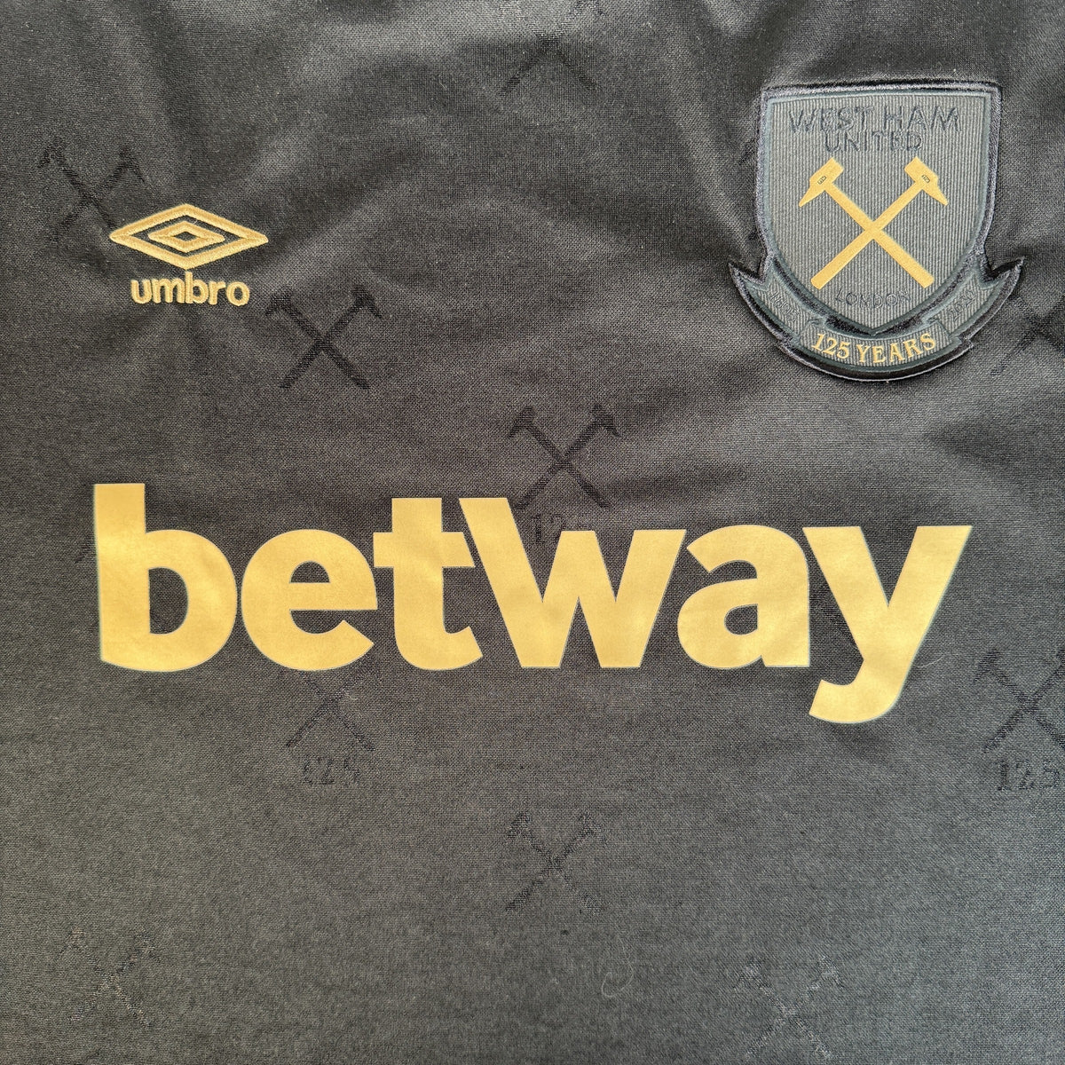 West Ham United 2020/2021 125th Anniversary Third Football Shirt 4XL