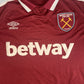 West Ham United 2021/2022 Home Football Shirt XXL