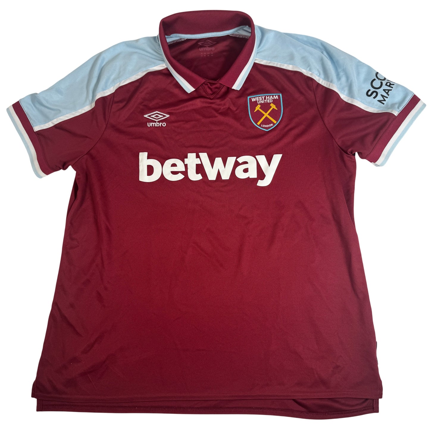West Ham United 2021/2022 Home Football Shirt XXL