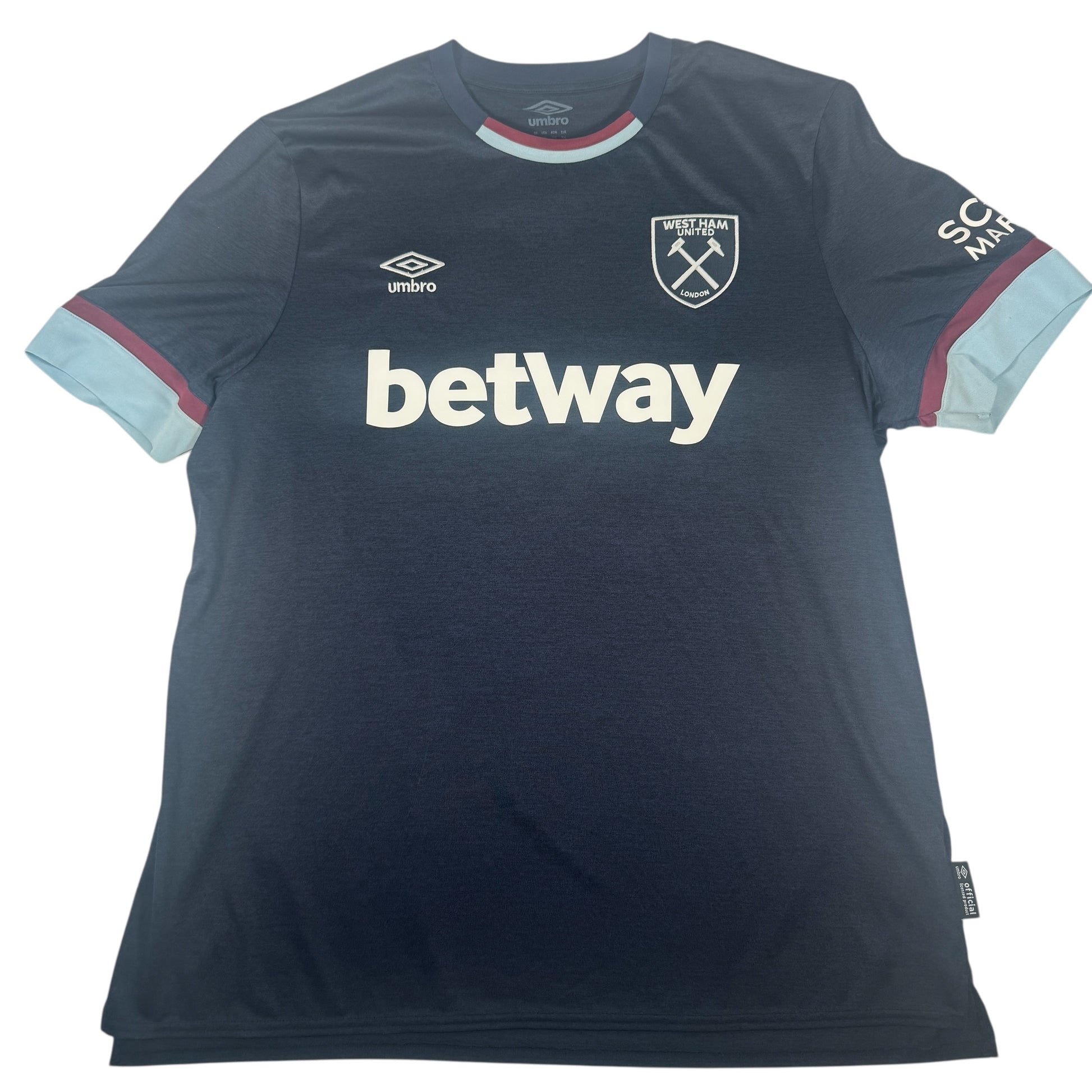 NOBLE 16 West Ham United 2021/2022 Third Football Shirt 2XL XXL – Football Shirt Kingdom