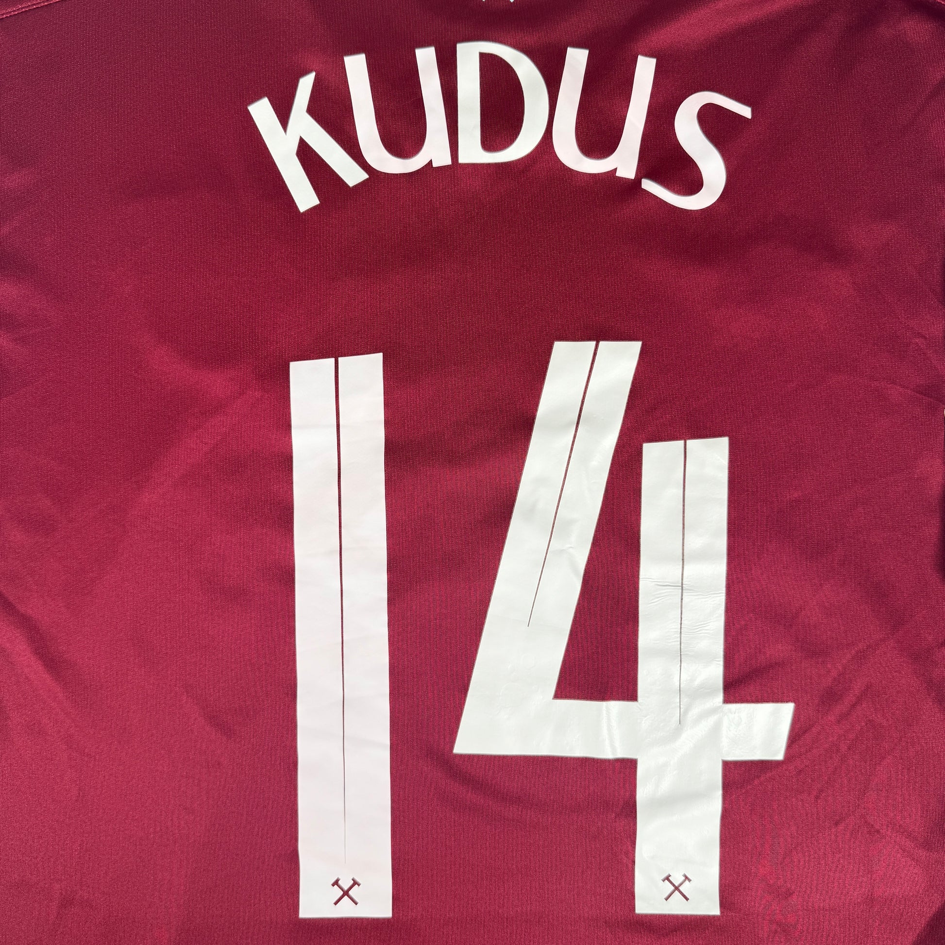 KUDUS 14 West Ham United 2023/2024 Conference League Home Football Shirt XL – Football Shirt Kingdom