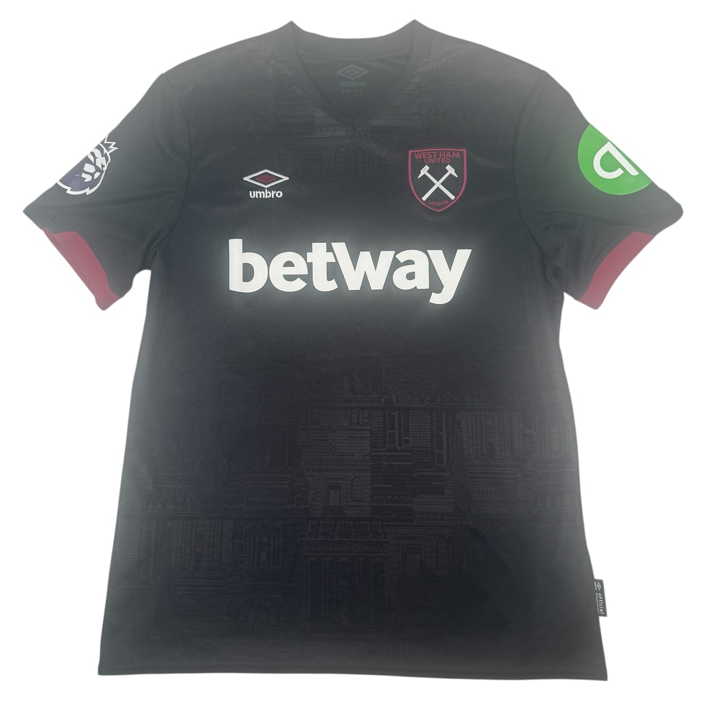 West Ham United 2024/2025 Away Football Shirt Medium – Football Shirt Kingdom
