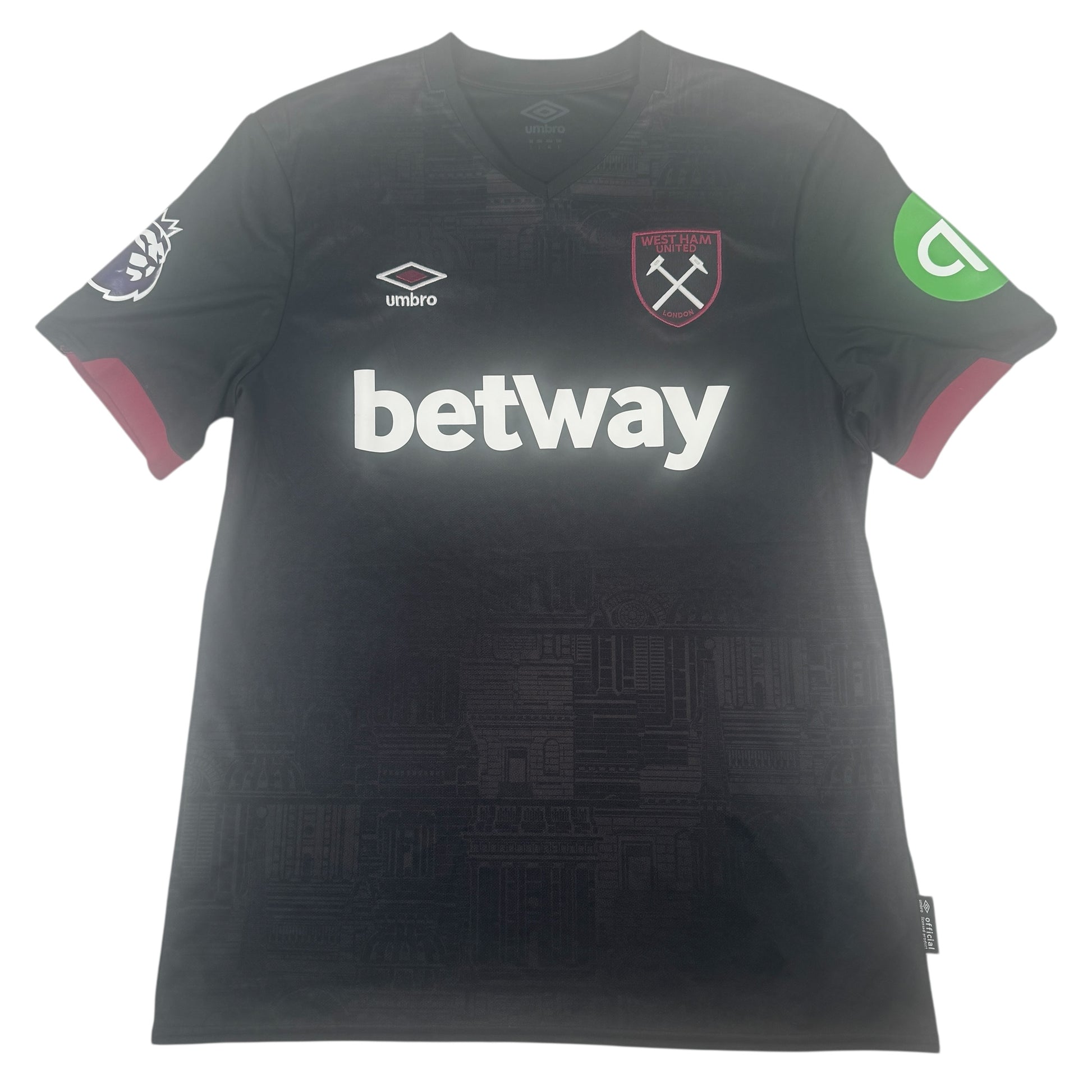 West Ham United 2024/2025 Away Football Shirt Medium – Football Shirt Kingdom